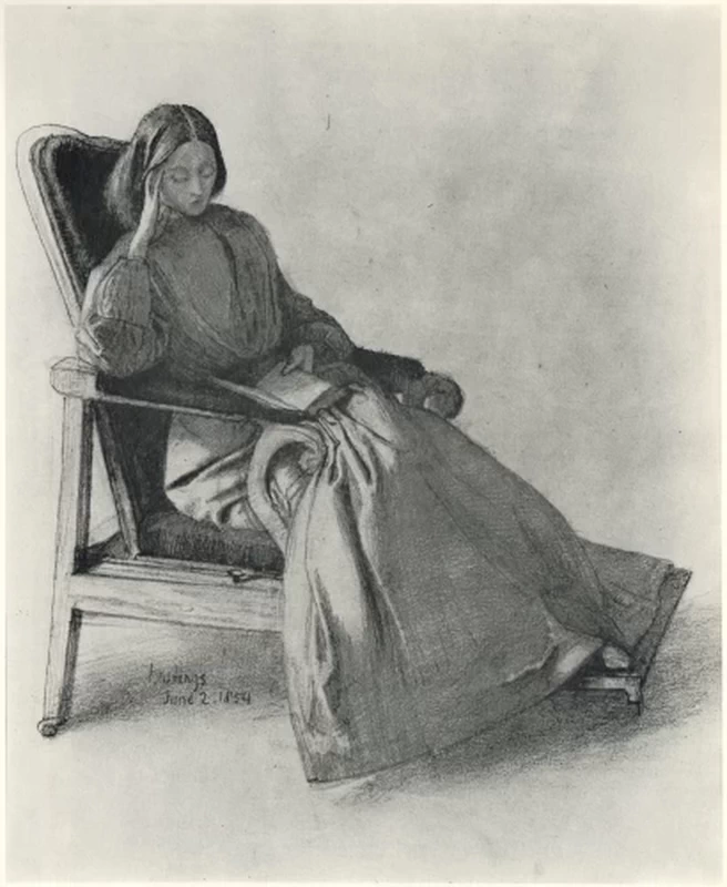Lettura di Elizabeth Siddal - Fitzwilliam Museum, Cambridge